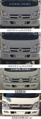 Foton  BJ5045ZZZ9JB554 Hydraulic Lifter Garbage truck 