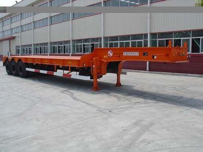 Tonghua  THT9400TD Low flatbed semi-trailer