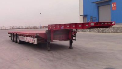 Hongshengda brand automobiles YCY9401TDP Low flatbed semi-trailer