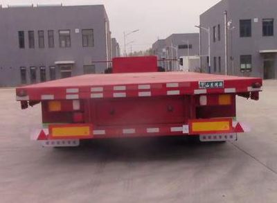 Hongshengda brand automobiles YCY9401TDP Low flatbed semi-trailer