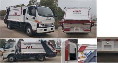 Jianghuai brand automobiles HFC5080ZYSSZ Compressed garbage truck