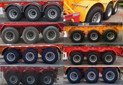 Guangdawei brand automobiles LCX9401ZZXP Flat dump semi-trailer