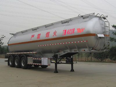 Yongqiang  YQ9400GRYY2 Aluminum alloy flammable liquid tank transport semi-trailer