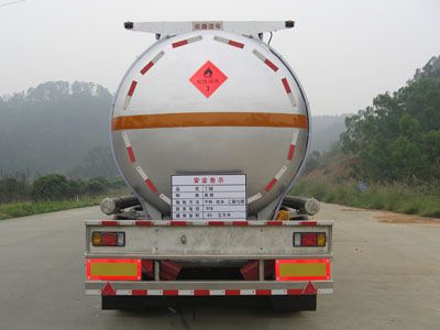 Yongqiang  YQ9400GRYY2 Aluminum alloy flammable liquid tank transport semi-trailer