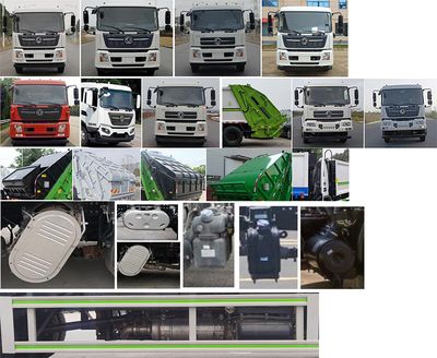 Hongyu  HYS5181ZYSE6 Compressed garbage truck