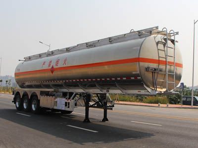 Yongqiang  YQ9405GYYT2 Aluminum alloy oil transport semi-trailer