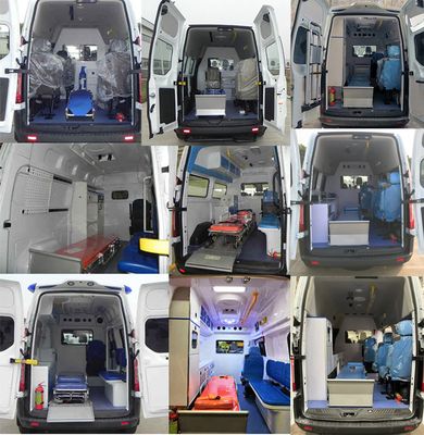 Jiangling Quanshun brand automobiles JX5036XJHZK6V ambulance