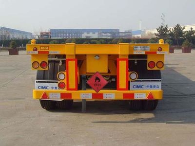 CIMC ZJV9400TWYQD Transport semi-trailer of dangerous goods tank frame