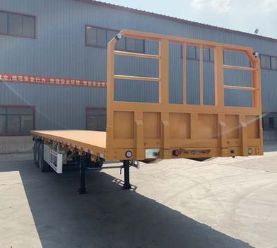 Juntong JTM9400TPBFlat transport semi-trailer