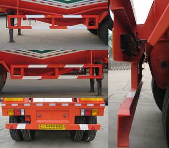 Guangke brand automobiles YGK9401GXH Lower ash semi-trailer