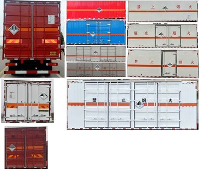 Yandi  SZD5185XZW6DY Miscellaneous dangerous goods box transport vehicle