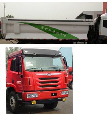 Jiefang Automobile CA3310P2K2L5T4E4A801 Flat head diesel dump truck