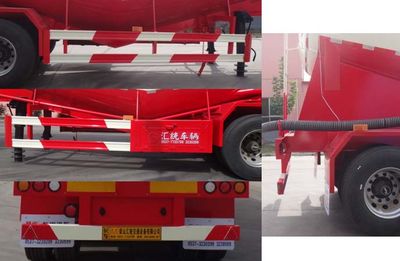 Haoyang  LWG9406GXH Lower ash semi-trailer