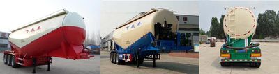 Haoyang  LWG9406GXH Lower ash semi-trailer