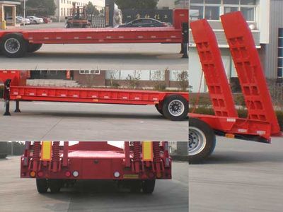 Hengxin Zhiyuan brand automobiles CHX9400TDP Low flatbed semi-trailer