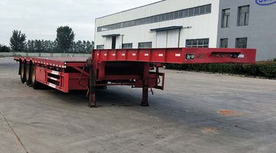 Lu Junda  XCD9401TDP Low flatbed semi-trailer