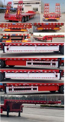 Lu Junda  XCD9401TDP Low flatbed semi-trailer