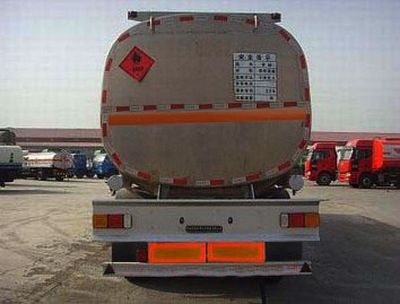 Qilin  QLG9408GRYL Aluminum alloy flammable liquid tank transport semi-trailer