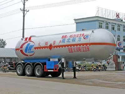 Cheng Liwei  CLW9404GYQ Semi trailer for liquefied gas transportation