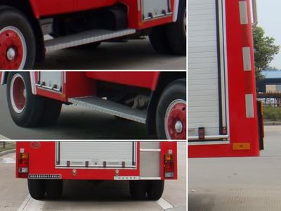 Jiangte brand automobiles JDF5090GXFSG33E Water tank fire truck