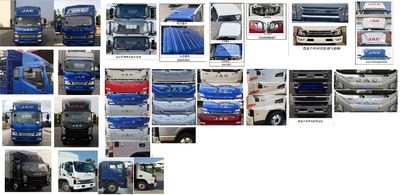 Jianghuai brand automobiles HFC5048CCYB31K1C7S Grate type transport vehicle