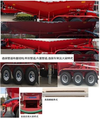 Dongrun  WSH9403GFL Medium density powder material transportation semi-trailer