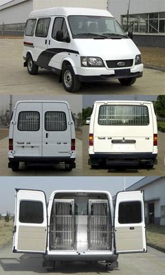 Jiangling Quanshun brand automobiles JX5035XJQZJ Police dog transport vehicle