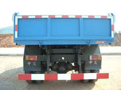 Zhongfa License Plate Automobile CHW3090 Garbage dump truck