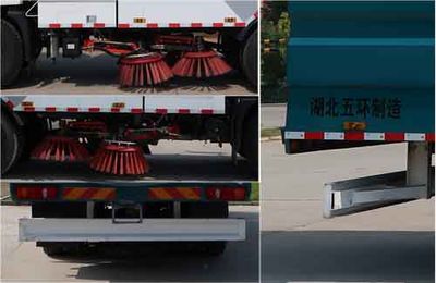 Huatong brand automobiles HCQ5160TSLDF6 Road sweeper