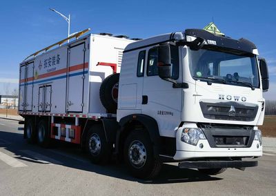 Special Automobile Longxiang CZT5320THR On site mixed emulsion explosive truck