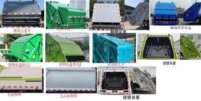 Cheng Liwei  CLW5110ZYS6RS Compressed garbage truck