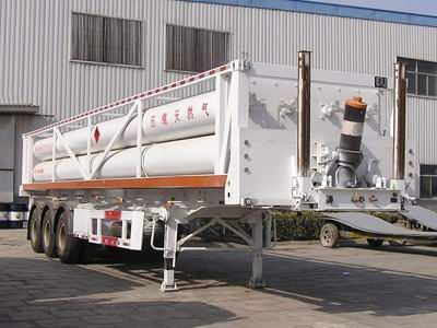 Dongyue  ZTQ9370GGYQD Hydraulic sub station high-pressure gas long pipe semi-trailer