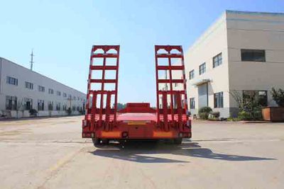 Wanqi Automobile CTD9350TDP Low flatbed semi-trailer