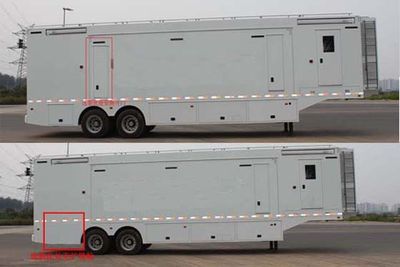 Blue Speed BYN9270XDS TV semi-trailer