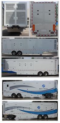 Blue Speed BYN9270XDS TV semi-trailer