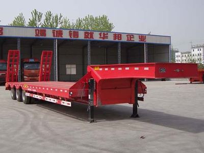 Guoshi Huabang brand automobiles XHB9401TDP Low flatbed semi-trailer