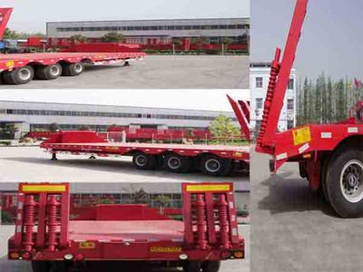 Guoshi Huabang brand automobiles XHB9401TDP Low flatbed semi-trailer