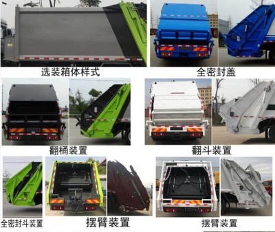 Yuanda  SCZ5182ZYS6 Compressed garbage truck