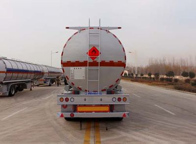 Tongyada  CTY9403GRYLJC Aluminum alloy flammable liquid tank transport semi-trailer