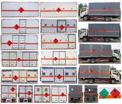 Dali  DLQ5121XRQZZ6 Flammable gas box transport vehicle