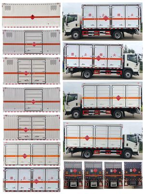 Dali  DLQ5121XRQZZ6 Flammable gas box transport vehicle