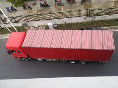 Jianghuai brand automobiles HFC5311XXYP1K6H45S Box transport vehicle