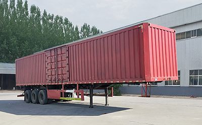 Huaxing Jiangshan brand automobiles SMW9400XXY Box transport semi-trailer