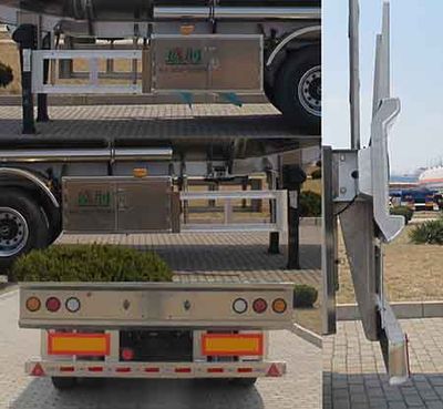 Shengrun  SKW9405GYSL Aluminum alloy liquid food transportation semi-trailer