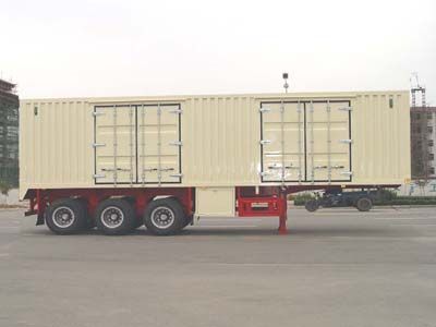 Huajun  ZCZ9399XXYA Box transport semi-trailer