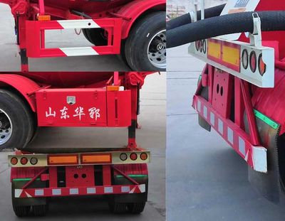 Huayunda brand automobiles FL9401GFL Medium density powder material transportation semi-trailer