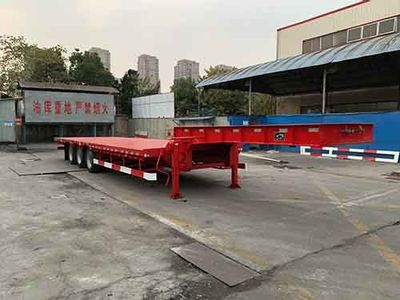 Tonghua THT9404TDPBLow flatbed semi-trailer