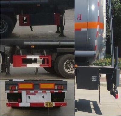 Special transport  DTA9402GFW Tank transport semi-trailer for corrosive substances