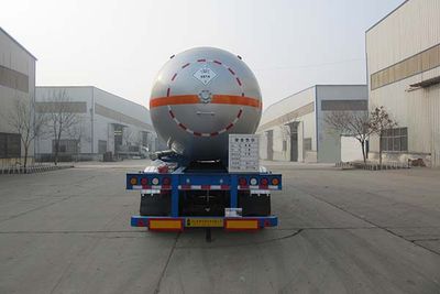 Zhengkang Hongtai brand automobiles HHT9402GYQ Semi trailer for liquefied gas transportation