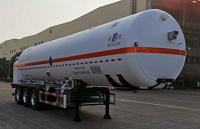 Mingxin NMX9401GDYNLow temperature liquid transport semi-trailer